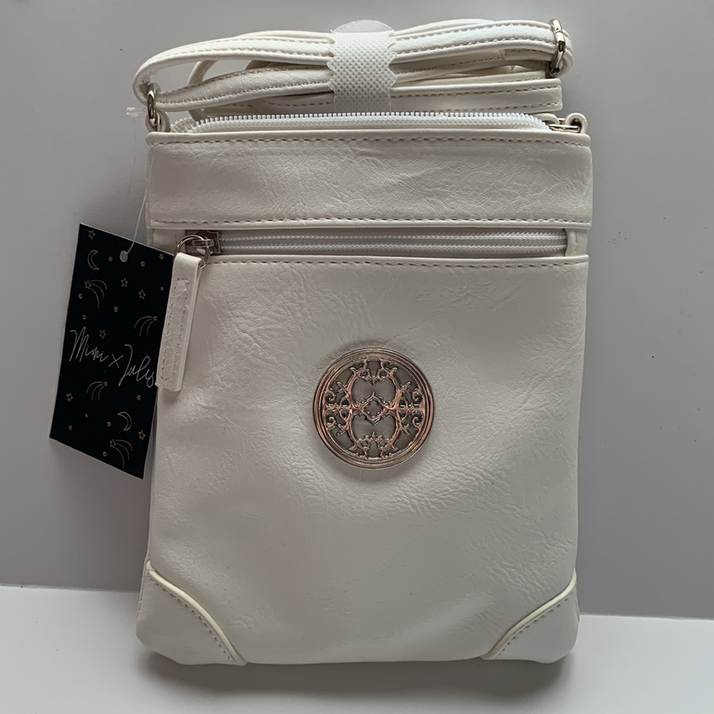 Mimi + Jules White Crossbody Bag